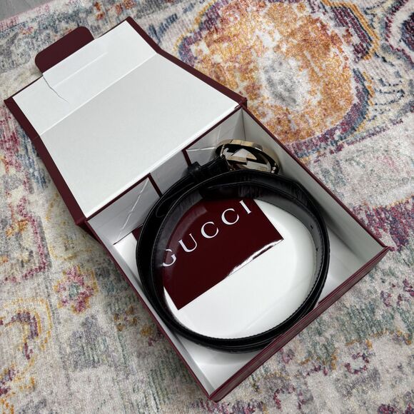 Gucci Interlocking G Signature Belt Black - Picture 6 of 7